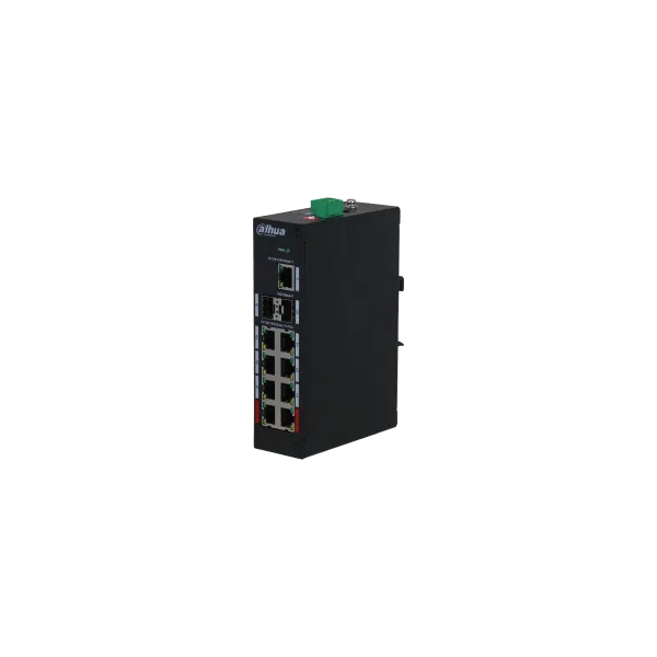 Dahua switch PoE - PFS3211-8GT-120 (8x 100Mbps at/af PoE + 1x 1Gbps + 2x SFP, 120W)