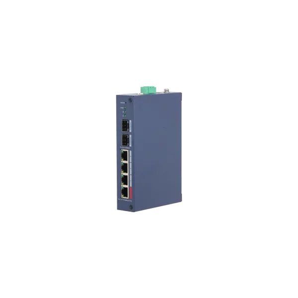 Dahua switch PoE mendzselhető - CHS4206-4ET-90 (Cloud menedzsment; 4x 100Mbps at/af PoE + 2x 1Gbps SFP; 90W; 48–57 VDC)