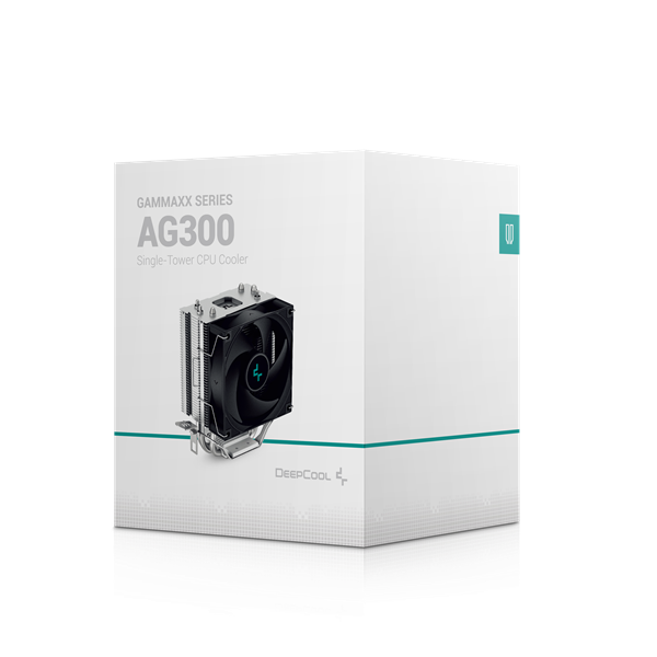 DeepCool CPU Cooler - AG300 (30,5 dB; max, 62,43 m3/h; 4pin csatlakozó, 3 db heatpipe, 9cm, PWM) - Image 10