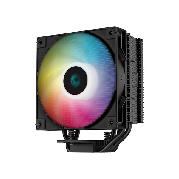 DeepCool CPU Cooler - AG400 BK ARGB (31,6 dB; max, 128,93 m3/h; 4pin csatlakozó, 4 db heatpipe, 12cm, PWM) - Image 2