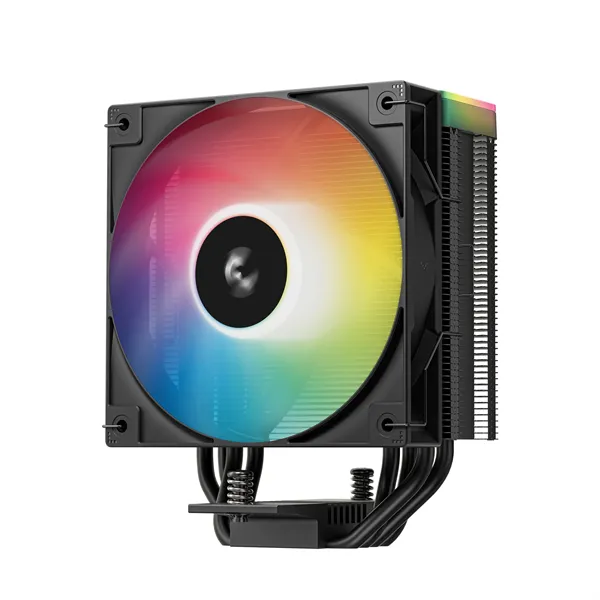 DeepCool CPU Cooler - AG400 BK ARGB V2 (31,6 dB; max, 128,93 m3/h; 4pin csatlakozó, 4 db heatpipe, 12cm, PWM) - Image 2