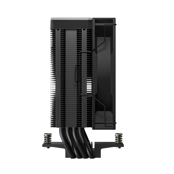 DeepCool CPU Cooler - AG400 BK ARGB V2 (31,6 dB; max, 128,93 m3/h; 4pin csatlakozó, 4 db heatpipe, 12cm, PWM) - Image 5