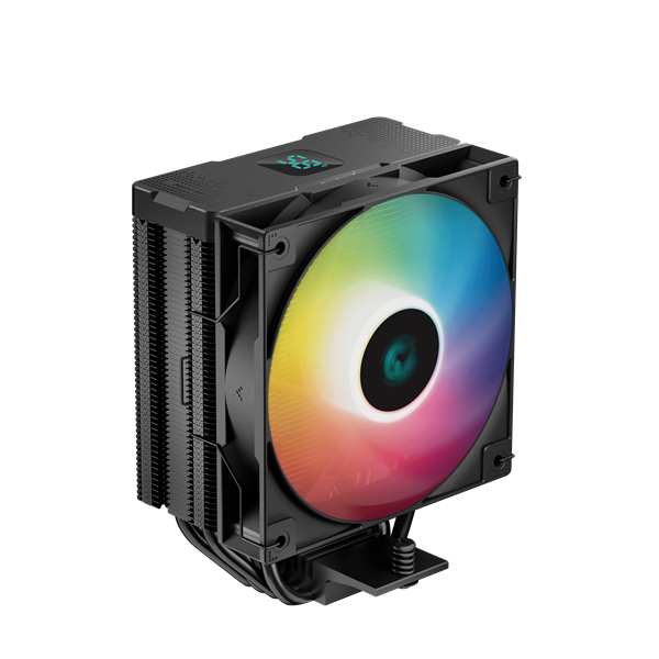 DeepCool CPU Cooler - AG400 DIGITAL ARGB (31,6 dB; max, 128,93 m3/h; 4pin csatlakozó, 4 db heatpipe, 12cm, PWM, A-RGB) - Image 1