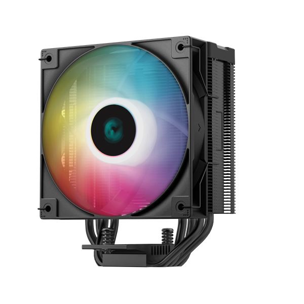DeepCool CPU Cooler - AG400 DIGITAL ARGB (31,6 dB; max, 128,93 m3/h; 4pin csatlakozó, 4 db heatpipe, 12cm, PWM, A-RGB) - Image 2