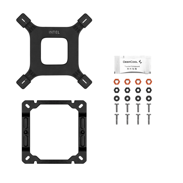 DeepCool CPU Cooler - AG400 DIGITAL ARGB (31,6 dB; max, 128,93 m3/h; 4pin csatlakozó, 4 db heatpipe, 12cm, PWM, A-RGB) - Image 9