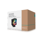 DeepCool CPU Cooler - AG400 DIGITAL ARGB (31,6 dB; max, 128,93 m3/h; 4pin csatlakozó, 4 db heatpipe, 12cm, PWM, A-RGB) - Image 10