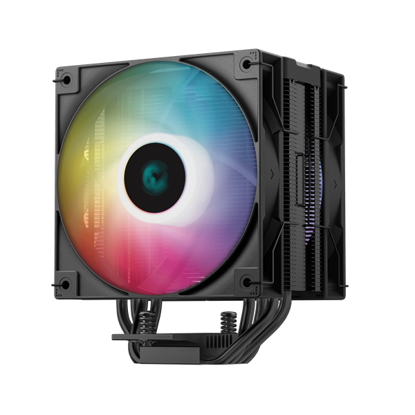 DeepCool CPU Cooler - AG400 DIGITAL PLUS (31,6 dB; max, 134,03 m3/h; 4pin csatlakozó, 4 db heatpipe, 12cm, PWM) - Image 2