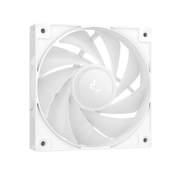 DeepCool CPU Cooler - AG400 WH ARGB V2 (31,6 dB; max, 128,93 m3/h; 4pin csatlakozó, 4 db heatpipe, 12cm, PWM, fehér) - Image 7
