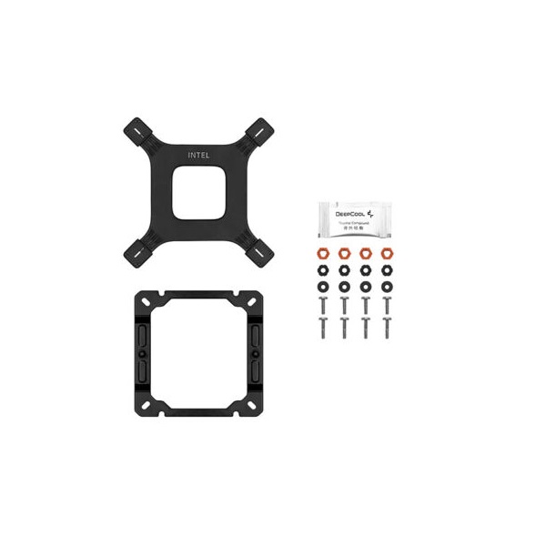 DeepCool CPU Cooler - AG500 BK ARGB (29,4 dB; max, 115,32 m3/h; 4pin csatlakozó, 5 db heatpipe, 12cm, PWM, LED) - Image 5