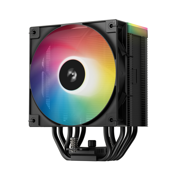 DeepCool CPU Cooler - AG500 BK ARGB V2 (29,4 dB; max, 115,32 m3/h; 4pin csatlakozó, 5 db heatpipe, 12cm, PWM, LED) - Image 2