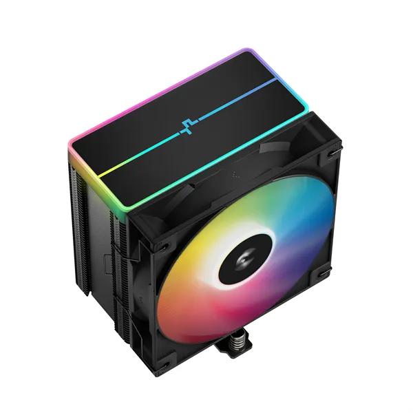 DeepCool CPU Cooler - AG500 BK ARGB V2 (29,4 dB; max, 115,32 m3/h; 4pin csatlakozó, 5 db heatpipe, 12cm, PWM, LED) - Image 3