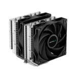 DeepCool CPU Cooler - AG620 (29,4 dB; max, 115,32 m3/h; 4pin csatlakozó, 6 db heatpipe, 12cm, PWM)