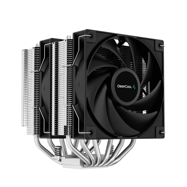 DeepCool CPU Cooler - AG620 (29,4 dB; max, 115,32 m3/h; 4pin csatlakozó, 6 db heatpipe, 12cm, PWM) - Image 2