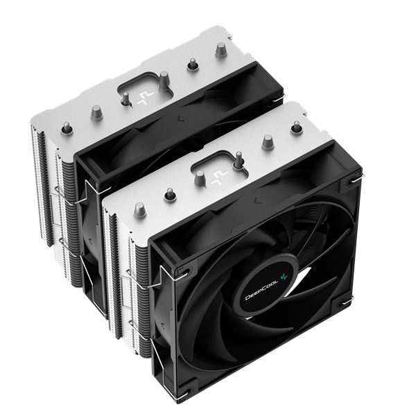DeepCool CPU Cooler - AG620 (29,4 dB; max, 115,32 m3/h; 4pin csatlakozó, 6 db heatpipe, 12cm, PWM) - Image 3