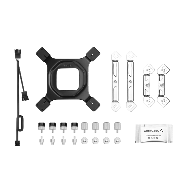 DeepCool CPU Cooler - AG620 (29,4 dB; max, 115,32 m3/h; 4pin csatlakozó, 6 db heatpipe, 12cm, PWM) - Image 9
