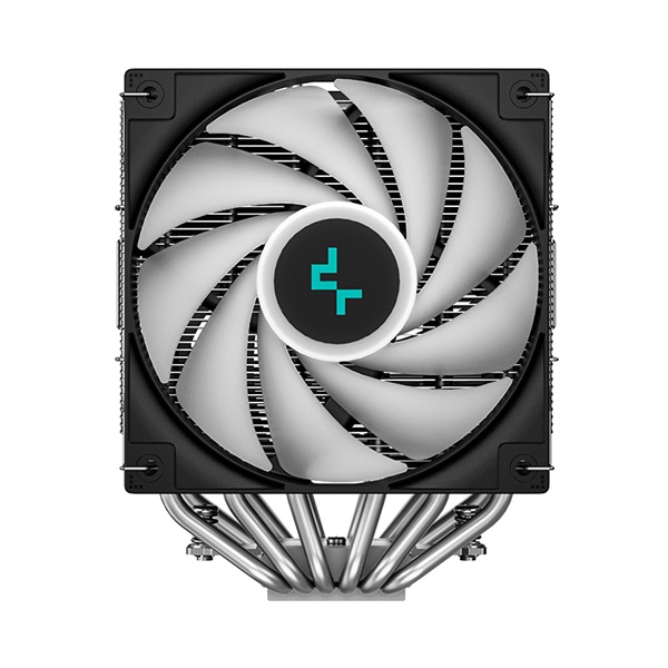 DeepCool CPU Cooler - AG620 BK ARGB (29,4 dB; max, 115,32 m3/h; 4pin csatlakozó, 6 db heatpipe, 12cm, PWM, LED) - Image 4