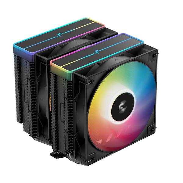 DeepCool_CPU_Cooler_-_AG620_BK_ARGB_V2_294_dB_max_11532_m3h_4pin_csatlakozo_6_db_heatpipe_12cm_PWM_LED-i483933.png DeepCool CPU Cooler - AG620 BK ARGB V2 (29,4 dB; max, 115,32 m3/h; 4pin csatlakozó, 6 db heatpipe, 12cm, PWM, LED) - Image 1