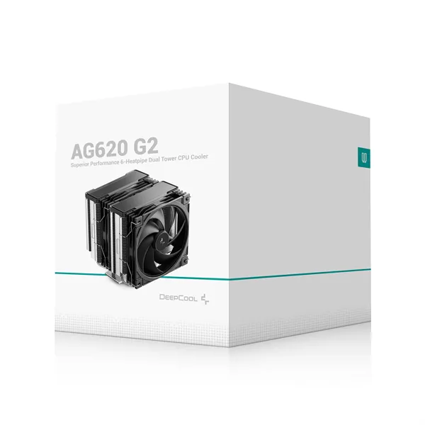 DeepCool CPU Cooler - AG620 G2 (29,22 dB; max, 119,08 m3/h; 4pin csatlakozó, 6 db heatpipe, 12cm, PWM) - Image 9