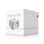 DeepCool CPU Cooler - AG620 G2 WH (29,22 dB; max, 119,08 m3/h; 4pin csatlakozó, 6 db heatpipe, 12cm, PWM, fehér) - Image 9