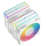 DeepCool CPU Cooler - AG620 WH ARGB V2 (29,4 dB; max, 115,32 m3/h; 4pin csatlakozó, 6 db heatpipe, 12cm, PWM, fehér) - Image 3