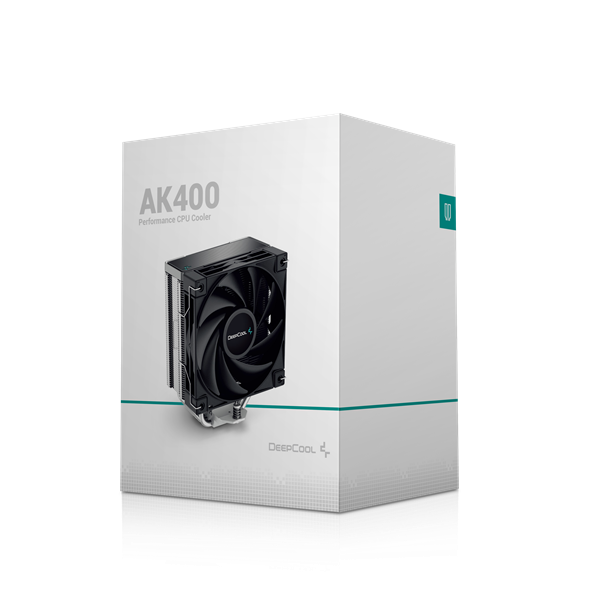 DeepCool CPU Cooler - AK400 (29 dB; max, 112,93 m3/h; 4pin csatlakozó, 4 db heatpipe, 12cm, PWM) - Image 8