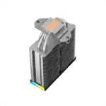 DeepCool CPU Cooler - AK400 DIGITAL SE (28 dB; max, 117,21 m3/h; 4pin csatlakozó, 4 db heatpipe, 12cm, PWM) - Image 5