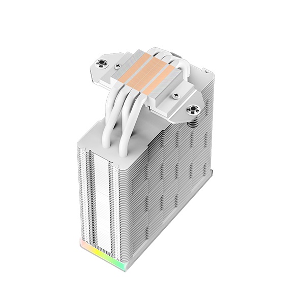 DeepCool CPU Cooler - AK400 Digital WH (28 dB; max, 117,21 m3/h; 4pin csatlakozó, 4 db heatpipe, 12cm, PWM, fehér) - Image 6