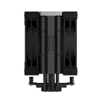 DeepCool CPU Cooler - AK400 ZERO DARK PLUS (28 dB; max, 101,02 m3/h; 4pin, 4 db heatpipe, 12cm, PWM) - Image 4