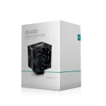DeepCool CPU Cooler - AK400 ZERO DARK PLUS (28 dB; max, 101,02 m3/h; 4pin, 4 db heatpipe, 12cm, PWM) - Image 10