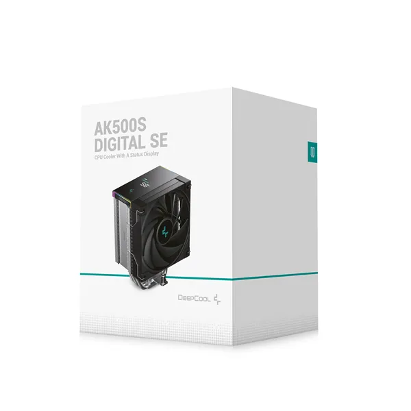 DeepCool CPU Cooler - AK500S DIGITAL SE (28dB; max, 117,21 m3/h; 4pin csatlakozó, 5 db heatpipe, 12cm, PWM) - Image 9