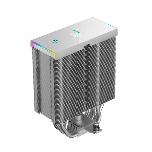 DeepCool CPU Cooler - AK500S DIGITAL SE WH (28dB; max, 117,21 m3/h; 4pin csatlakozó, 5 db heatpipe, 12cm, PWM, fehér) - Image 6
