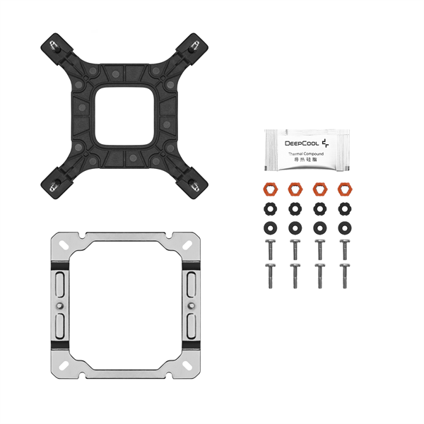 DeepCool CPU Cooler - AK500S DIGITAL SE WH (28dB; max, 117,21 m3/h; 4pin csatlakozó, 5 db heatpipe, 12cm, PWM, fehér) - Image 8