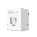 DeepCool CPU Cooler - AK500S DIGITAL SE WH (28dB; max, 117,21 m3/h; 4pin csatlakozó, 5 db heatpipe, 12cm, PWM, fehér) - Image 9