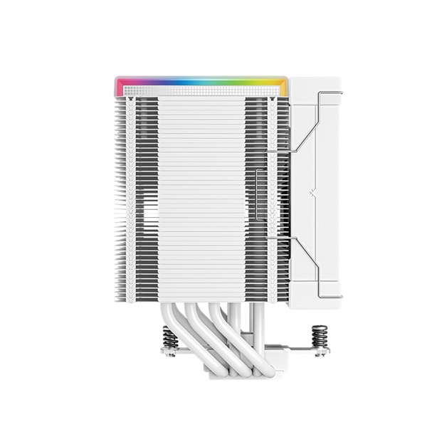 DeepCool CPU Cooler - AK500S Digital WH (28 dB; max, 117,21 m3/h; 4pin csatlakozó, 5 db heatpipe, 12cm, PWM, fehér) - Image 4