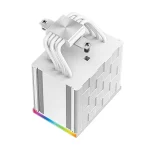 DeepCool CPU Cooler - AK500S Digital WH (28 dB; max, 117,21 m3/h; 4pin csatlakozó, 5 db heatpipe, 12cm, PWM, fehér) - Image 5