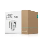 DeepCool CPU Cooler - AK500S Digital WH (28 dB; max, 117,21 m3/h; 4pin csatlakozó, 5 db heatpipe, 12cm, PWM, fehér) - Image 9
