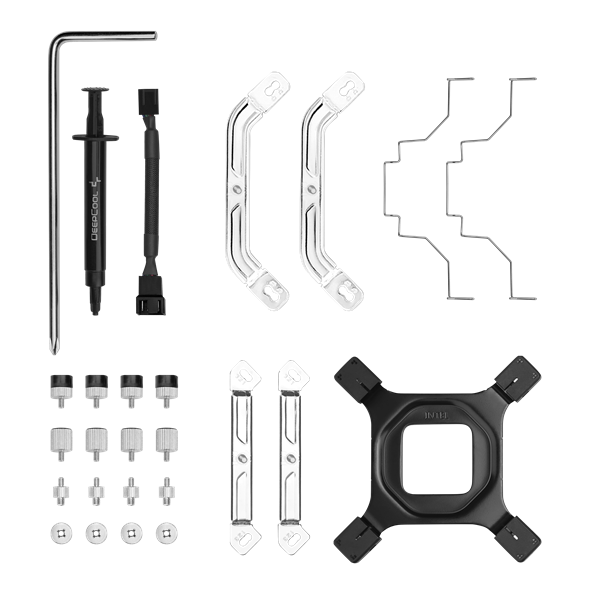 DeepCool CPU Cooler - AK500 (31,5 dB; max, 88,75 m3/h; 4pin csatlakozó, 5 db heatpipe, 12cm, PWM) - Image 9