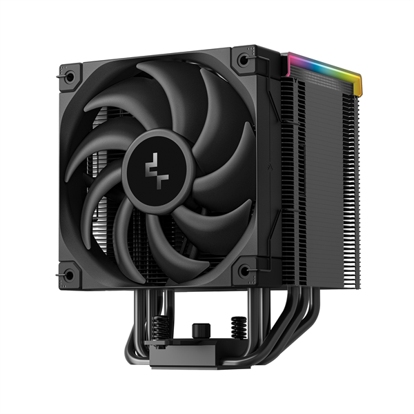 DeepCool CPU Cooler - AK500 DIGITAL PRO (28dB; max, 103,45 m3/h; 4pin csatlakozó, 5 db heatpipe, 12cm, PWM, fekete, RGB) - Image 2