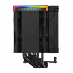 DeepCool CPU Cooler - AK500 DIGITAL PRO (28dB; max, 103,45 m3/h; 4pin csatlakozó, 5 db heatpipe, 12cm, PWM, fekete, RGB) - Image 5