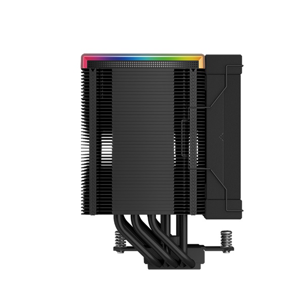 DeepCool CPU Cooler - AK500 Digital (28dB; max, 117,21 m3/h; 4pin csatlakozó, 5 db heatpipe, 12cm, PWM, fekete) - Image 4
