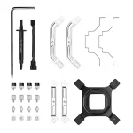 DeepCool CPU Cooler - AK500 WH (31,5 dB; max, 88,75 m3/h; 4pin csatlakozó, 5 db heatpipe, 12cm, PWM) - Image 9