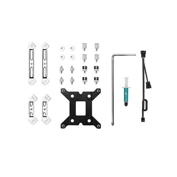 DeepCool CPU Cooler - AK620 (28 dB; max, 117,21 m3/h; 4pin csatlakozó, 6 db heatpipe, 2x12cm, PWM) - Image 4