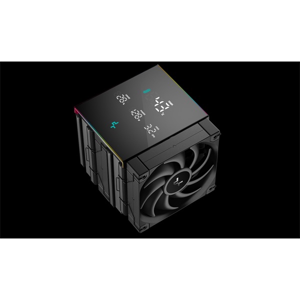 DeepCool CPU Cooler - AK620 DIGITAL PRO (25 dB; max, 103,45 m3/h; 4pin csatlakozó, 6 db heatpipe, 2x12cm, PWM) - Image 4