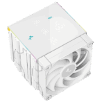 DeepCool CPU Cooler - AK620 DIGITAL PRO WH (25 dB; max, 103,45 m3/h; 4pin csatlakozó, 6 db heatpipe, 2x12cm, PWM, fehér) - Image 2