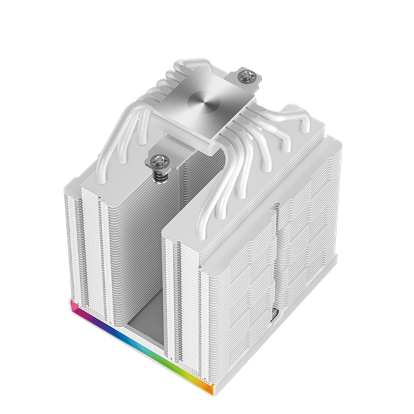 DeepCool CPU Cooler - AK620 DIGITAL PRO WH (25 dB; max, 103,45 m3/h; 4pin csatlakozó, 6 db heatpipe, 2x12cm, PWM, fehér) - Image 5