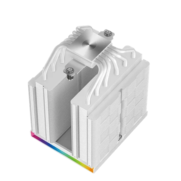 DeepCool CPU Cooler - AK620 DIGITAL PRO WH (25 dB; max, 103,45 m3/h; 4pin csatlakozó, 6 db heatpipe, 2x12cm, PWM, fehér) - Image 5
