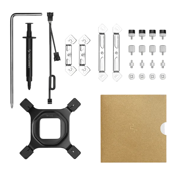 DeepCool CPU Cooler - AK620 DIGITAL PRO WH (25 dB; max, 103,45 m3/h; 4pin csatlakozó, 6 db heatpipe, 2x12cm, PWM, fehér) - Image 8