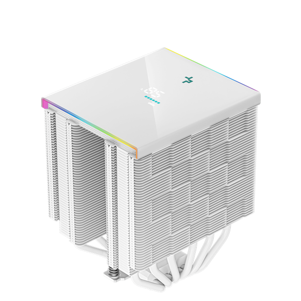 DeepCool CPU Cooler - AK620 DIGITAL SE WH (28 dB; max, 117,21 m3/h; 4pin csatlakozó, 6 db heatpipe, 2x12cm, PWM, RGB) - Image 4