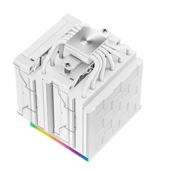 DeepCool CPU Cooler - AK620 DIGITAL SE WH (28 dB; max, 117,21 m3/h; 4pin csatlakozó, 6 db heatpipe, 2x12cm, PWM, RGB) - Image 7