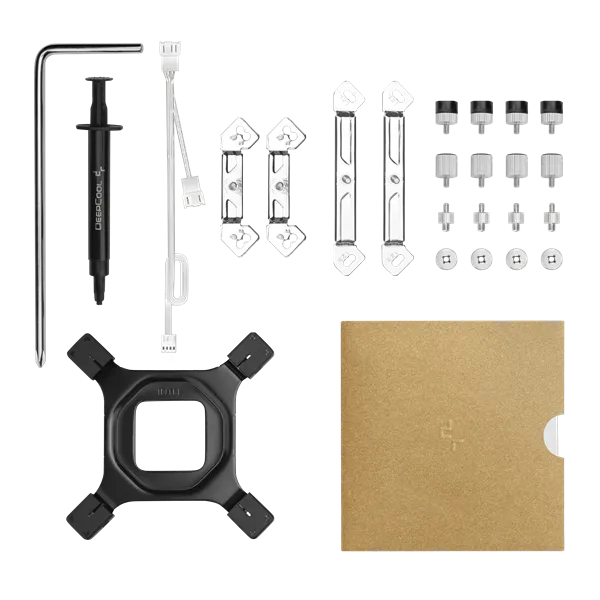 DeepCool CPU Cooler - AK620 DIGITAL SE WH (28 dB; max, 117,21 m3/h; 4pin csatlakozó, 6 db heatpipe, 2x12cm, PWM, RGB) - Image 9